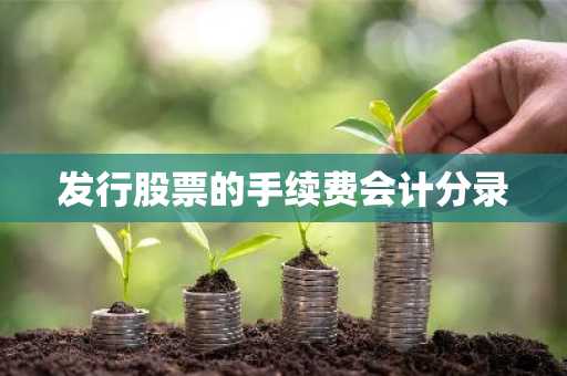 发行股票的手续费会计分录