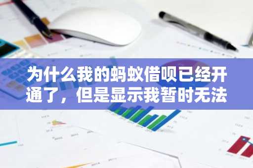 为什么我的蚂蚁借呗已经开通了，但是显示我暂时无法使用该产品呢？