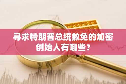 寻求特朗普总统赦免的加密创始人有哪些？