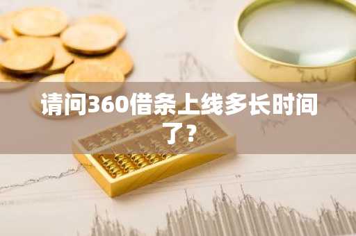请问360借条上线多长时间了？