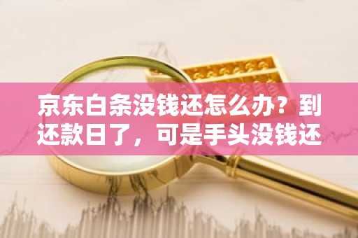 京东白条没钱还怎么办？到还款日了，可是手头没钱还不上。
