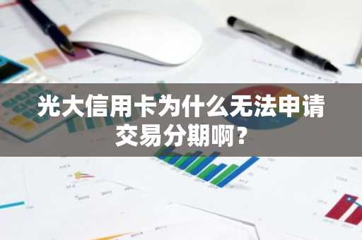 光大信用卡为什么无法申请交易分期啊？