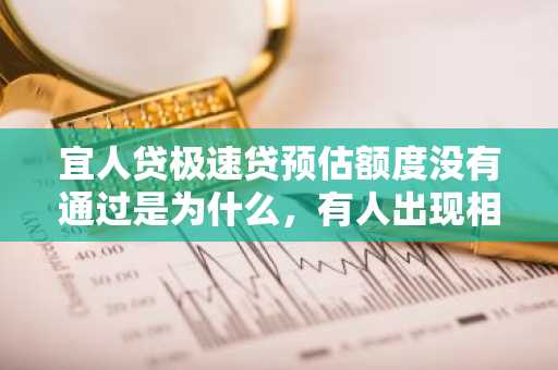 宜人贷极速贷预估额度没有通过是为什么，有人出现相同的情况吗？