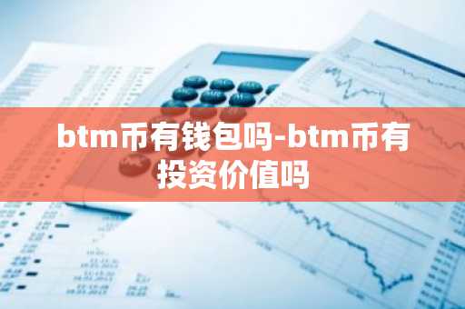 btm币有钱包吗-btm币有投资价值吗