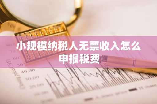 小规模纳税人无票收入怎么申报税费