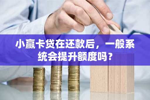 小赢卡贷在还款后，一般系统会提升额度吗？