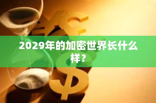 2029年的加密世界长什么样？