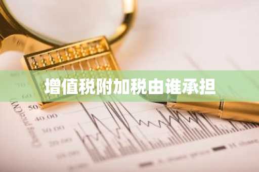 增值税附加税由谁承担