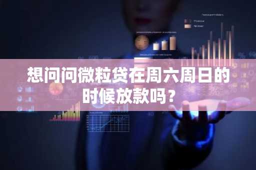 想问问微粒贷在周六周日的时候放款吗？