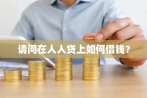 请问在人人贷上如何借钱？