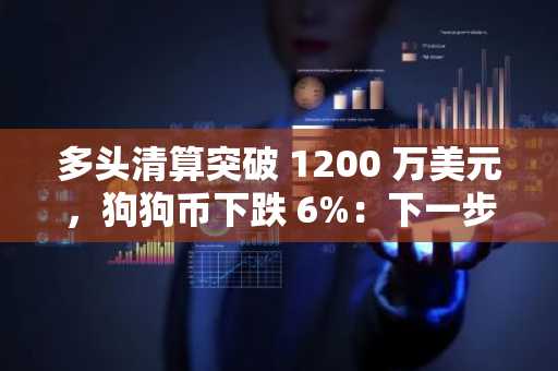 多头清算突破 1200 万美元，狗狗币下跌 6%：下一步是 0.2060 美元吗？