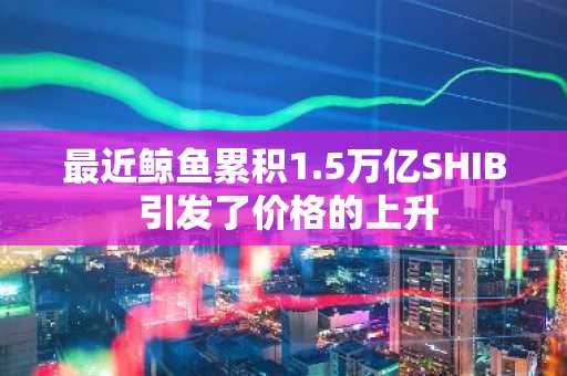 最近鲸鱼累积1.5万亿SHIB 引发了价格的上升