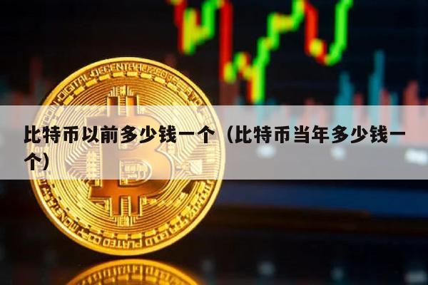 比特币以前多少钱一个（比特币当年多少钱一个）