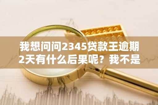 我想问问2345贷款王逾期2天有什么后果呢？我不是故意逾期的，是忙忘了。