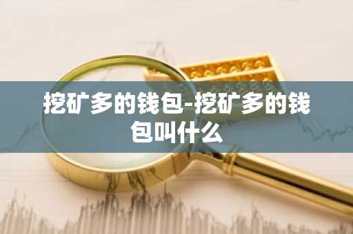 挖矿多的钱包-挖矿多的钱包叫什么