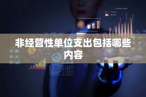 非经营性单位支出包括哪些内容