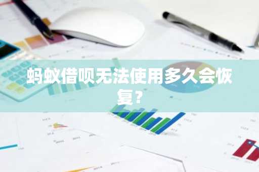 蚂蚁借呗无法使用多久会恢复？