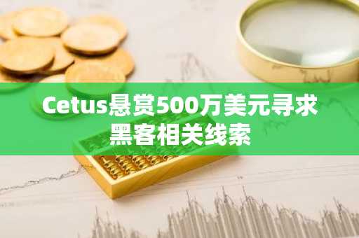 Cetus悬赏500万美元寻求黑客相关线索