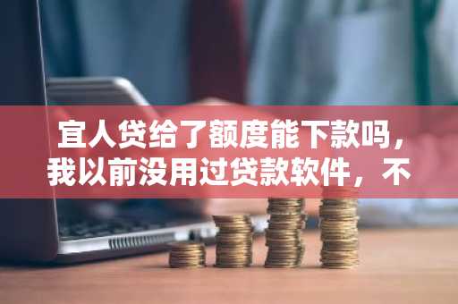 宜人贷给了额度能下款吗，我以前没用过贷款软件，不知道具体规定