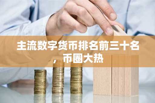 主流数字货币排名前三十名，币圈大热