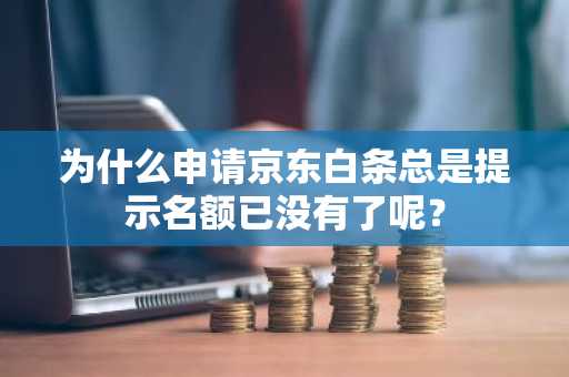 为什么申请京东白条总是提示名额已没有了呢？