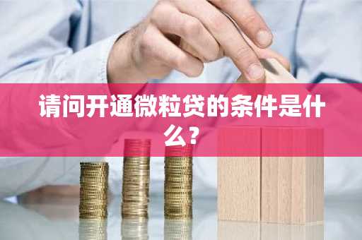 请问开通微粒贷的条件是什么？
