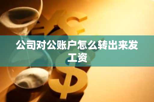 公司对公账户怎么转出来发工资
