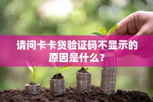 请问卡卡贷验证码不显示的原因是什么？