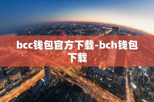 bcc钱包官方下载-bch钱包下载