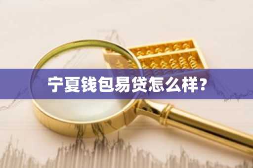 宁夏钱包易贷怎么样？