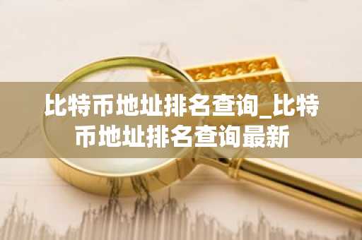 比特币地址排名查询_比特币地址排名查询最新