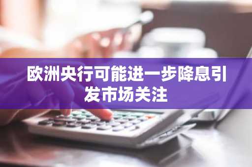 欧洲央行可能进一步降息引发市场关注