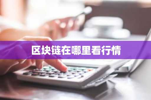 区块链在哪里看行情