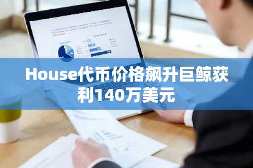 House代币价格飙升巨鲸获利140万美元