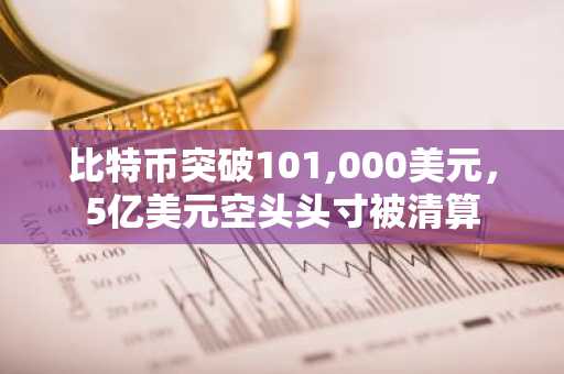 比特币突破101,000美元，5亿美元空头头寸被清算