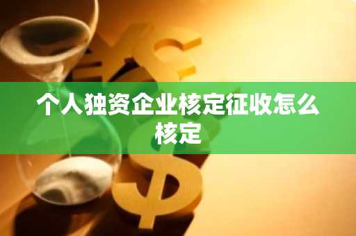 个人独资企业核定征收怎么核定