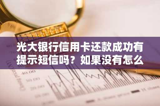 光大银行信用卡还款成功有提示短信吗？如果没有怎么查询啊？