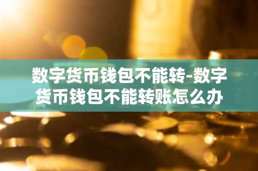 数字货币钱包不能转-数字货币钱包不能转账怎么办