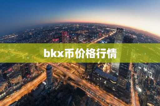 bkx币价格行情