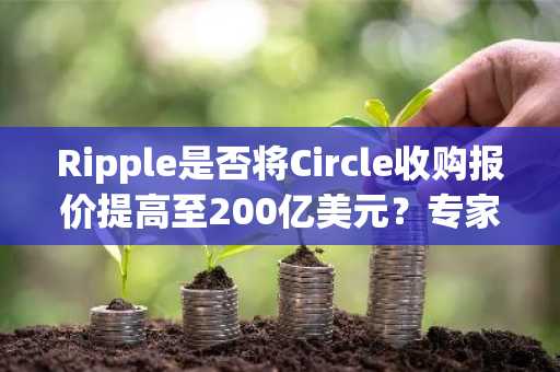 Ripple是否将Circle收购报价提高至200亿美元？专家分析其可能性