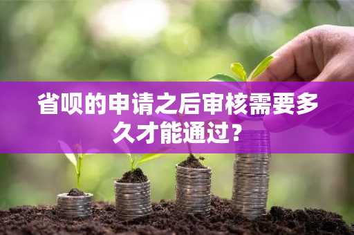 省呗的申请之后审核需要多久才能通过？