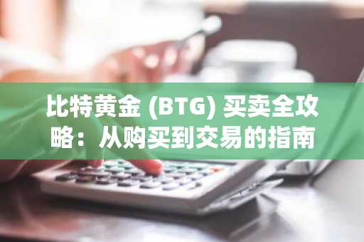 比特黄金 (BTG) 买卖全攻略：从购买到交易的指南