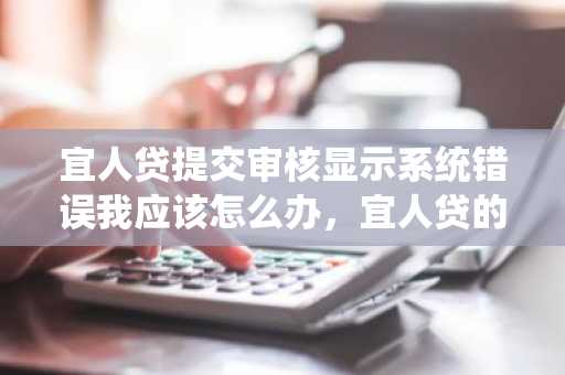 宜人贷提交审核显示系统错误我应该怎么办，宜人贷的贷款流程是什么？