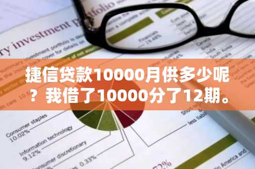捷信贷款10000月供多少呢？我借了10000分了12期。