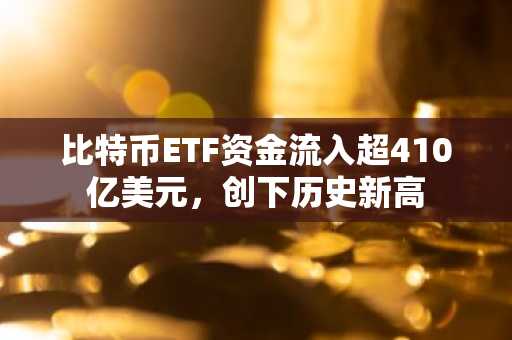 比特币ETF资金流入超410亿美元，创下历史新高