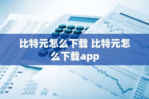 比特元怎么下载 比特元怎么下载app