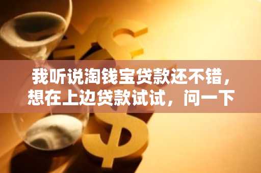 我听说淘钱宝贷款还不错，想在上边贷款试试，问一下大家，淘钱宝贷款流程都有哪些？
