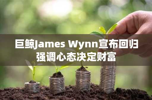 巨鲸James Wynn宣布回归强调心态决定财富