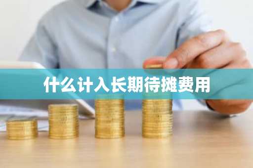 什么计入长期待摊费用