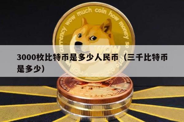 3000枚比特币是多少人民币（三千比特币是多少）